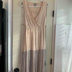 Multi color sun dress.